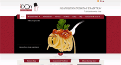 Desktop Screenshot of pizzeriaidon.com