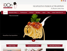 Tablet Screenshot of pizzeriaidon.com